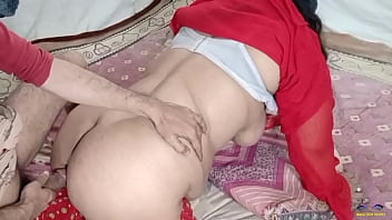 desi susar (Father in Law) anal fucked her Bahu (daughter in law) Netu in clear hindi audio while Netu Said " Aba je Aba je chorr do na " during Big ass fucking
